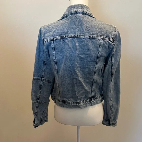 Free People Light Blue Jean Jacket - Picture 4 of 7